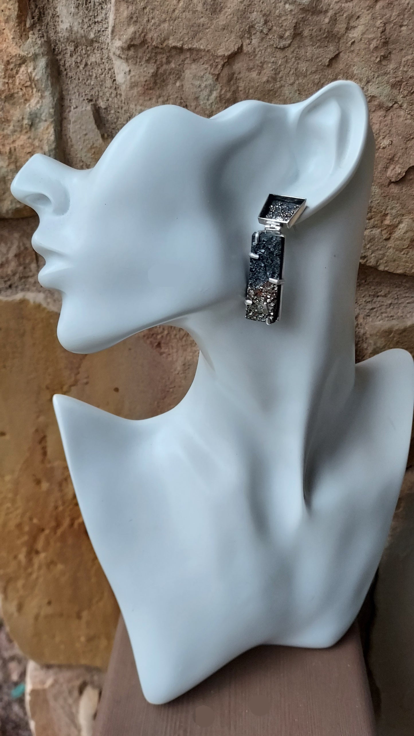 Grit and Glitter Earrings