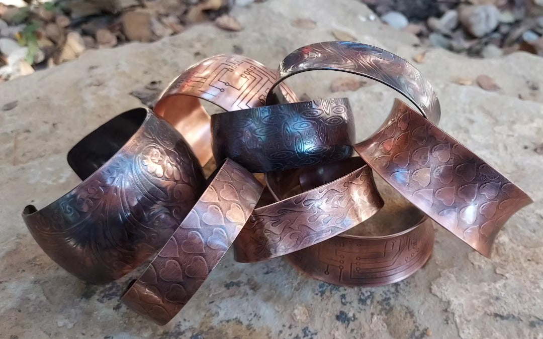 Copper Harmony Cuffs